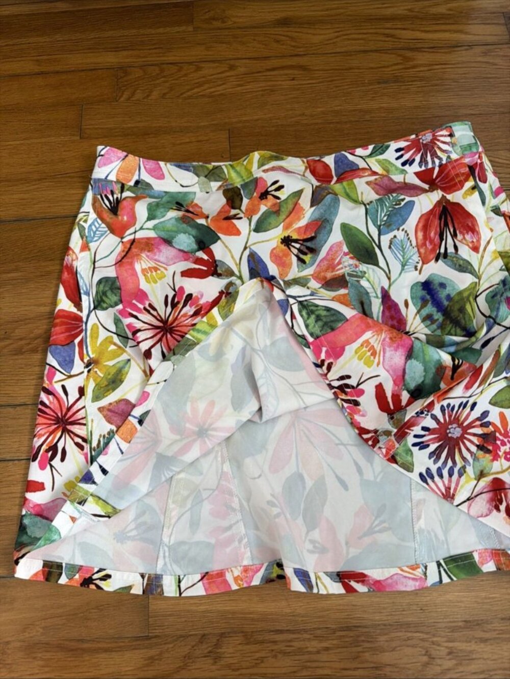 RipSkirt 2 Women's Tropical Floral Wrap Skirt Quick Dry Travel Size XL (P6) - Picture 2 of 7